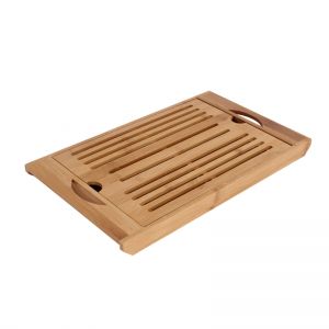 Bamboo Bread Slicer Board ― Contieurope