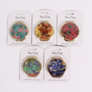 Compact Mirror with Van Gogh Patterns ― Contieurope
