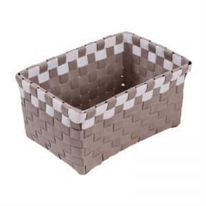 Storage basket Cross braided pattern (Medium) ― Contieurope