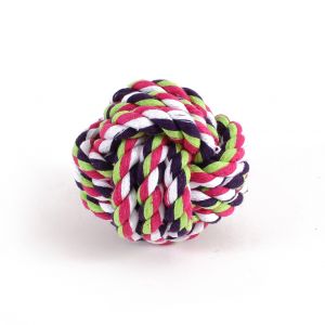 Dog Toy - Ball, Rope, Colorful ― Contieurope