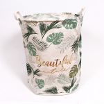 Laundry Basket - Tropical Leaves