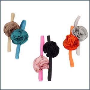 Hairbands with flower ( 2 pieces) ― Contieurope