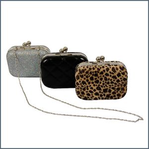 Box clutch bag (3 colors) ― Contieurope
