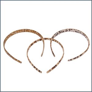 Leopard patterned plastic hairband ― Contieurope